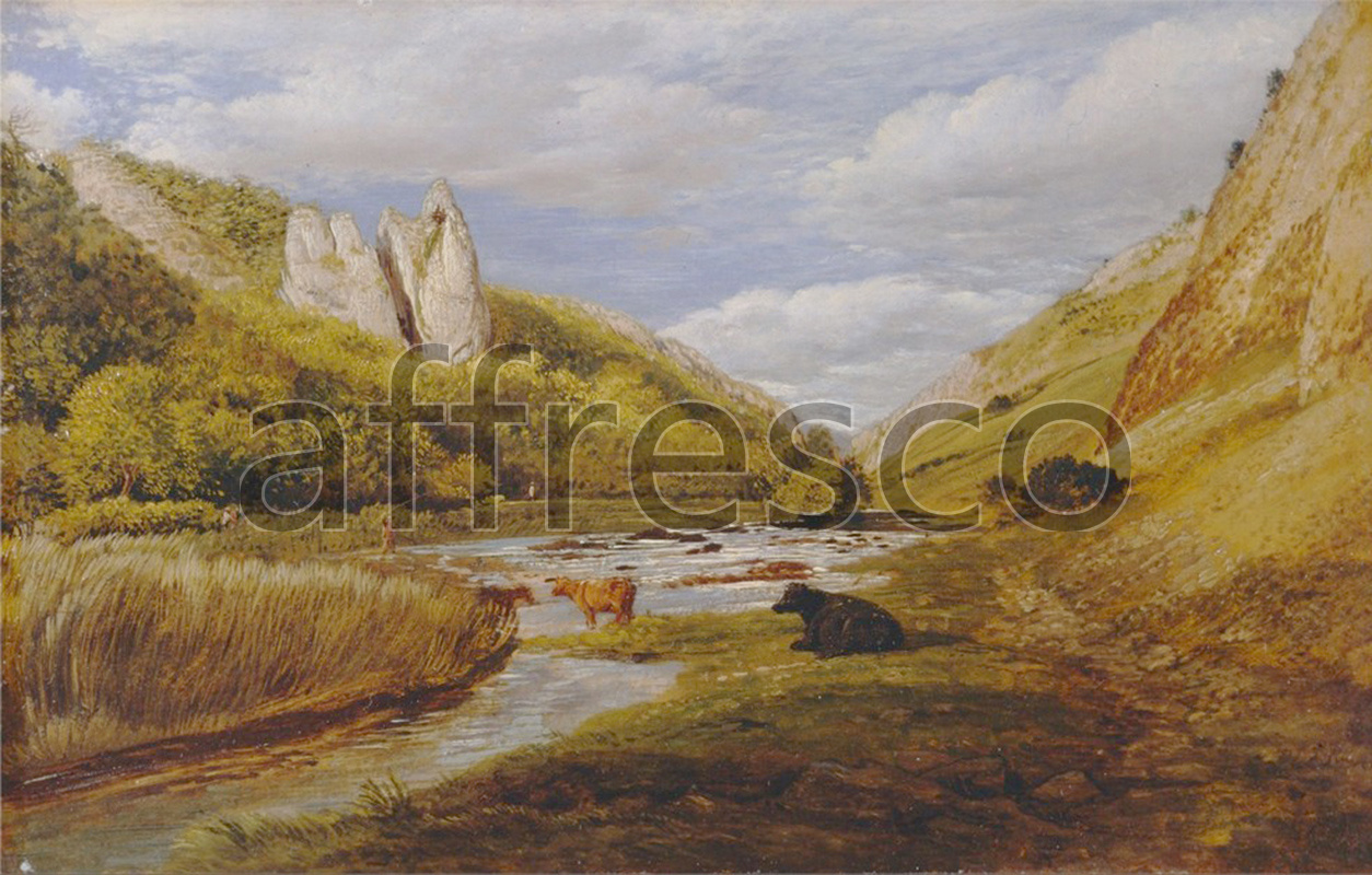Classic landscapes | John Linnell  In Dovedale | Affresco Factory