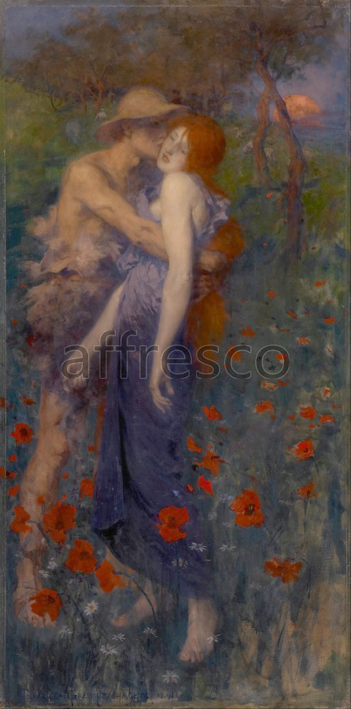 Scenic themes | Maurice William Greiffenhagen An Idyll | Affresco Factory