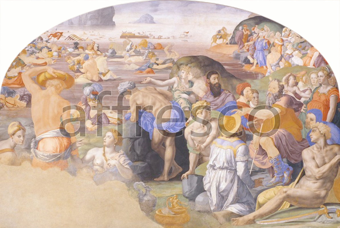 Biblical themes | Agnolo Bronzino The crossing of the Red Sea 3 | Affresco Factory