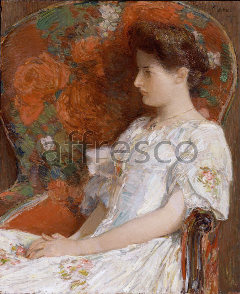 Impressionists & Post-Impressionists | Childe Hassam The Victorian Chair | Affresco Factory