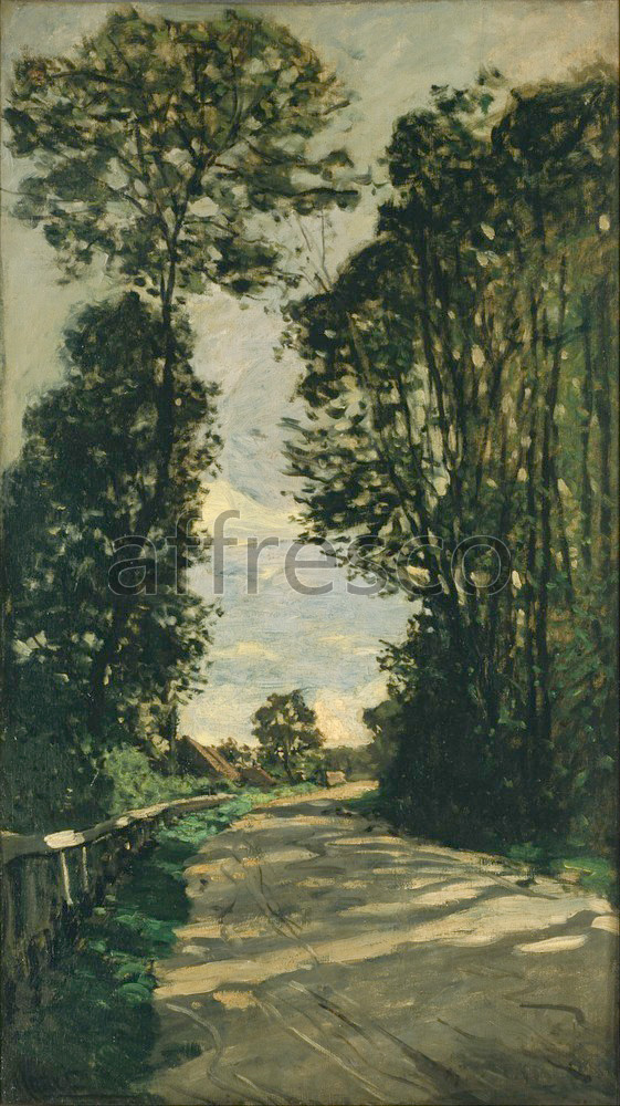 Impressionists & Post-Impressionists | Claude Monet Walk Road of the Farm Saint Simeon | Affresco Factory