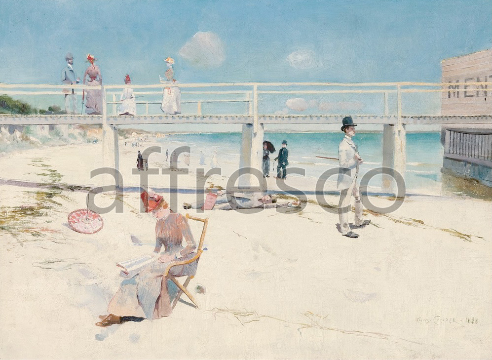 Impressionists & Post-Impressionists | Charles Conder A holiday at Mentone | Affresco Factory