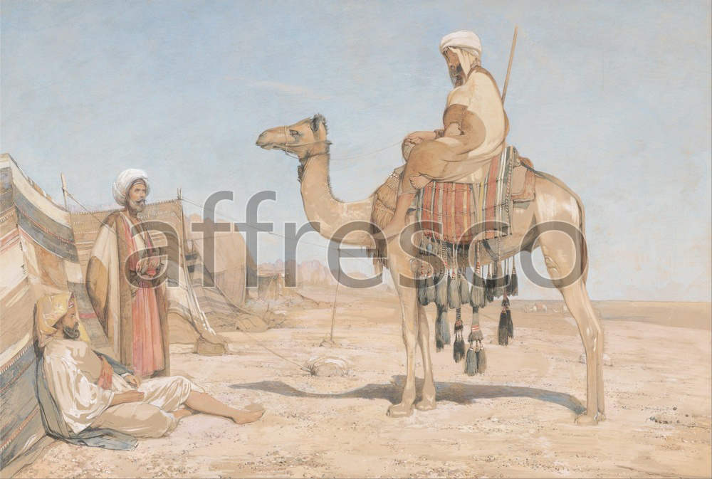 Scenic themes | John Frederick Lewis A Bedouin Encampment or Bedouin Arabs | Affresco Factory