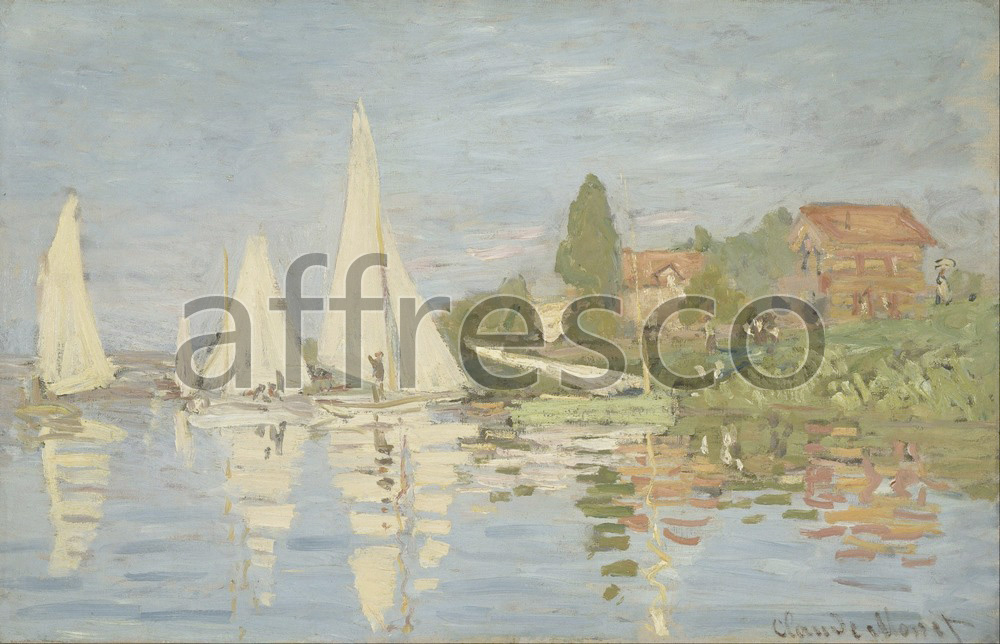 Impressionists & Post-Impressionists | Claude Monet Regattas at Argenteuil | Affresco Factory