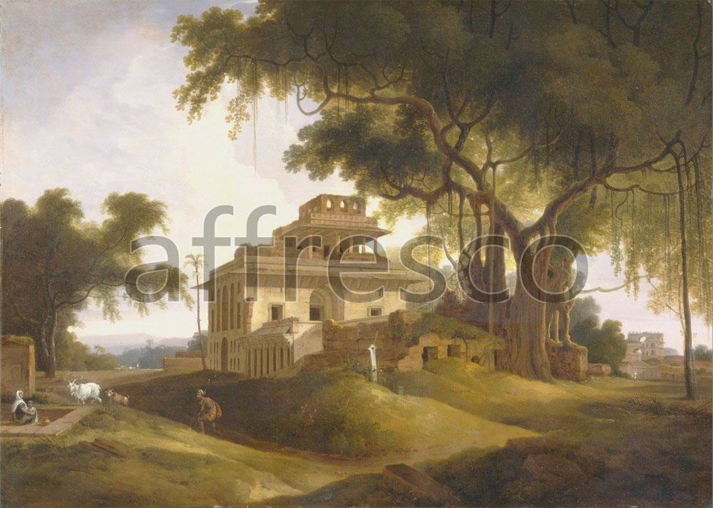 Classic landscapes | Thomas Daniell Ruins of the Naurattan Sasaram Bihar | Affresco Factory