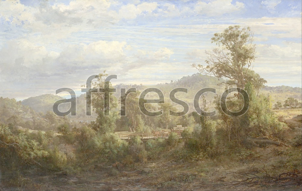 Classic landscapes | Louis Buvelot Between Tallarook and Yea | Affresco Factory