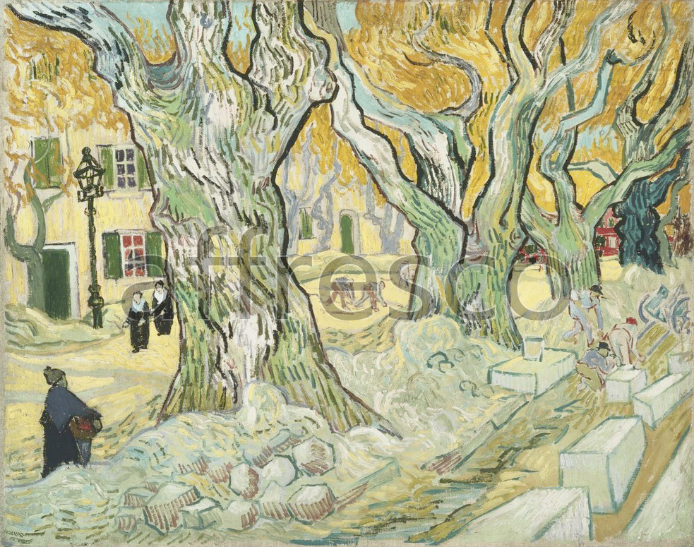 Impressionists & Post-Impressionists | Vincent van Gogh The Road Menders | Affresco Factory