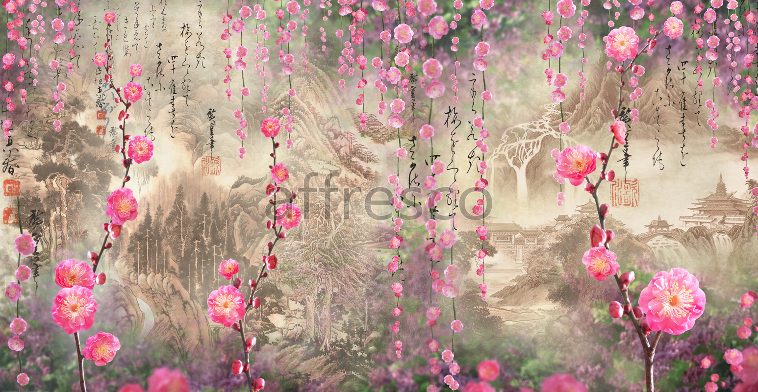 7128 | Flowers | Japanese flowers | Affresco Factory