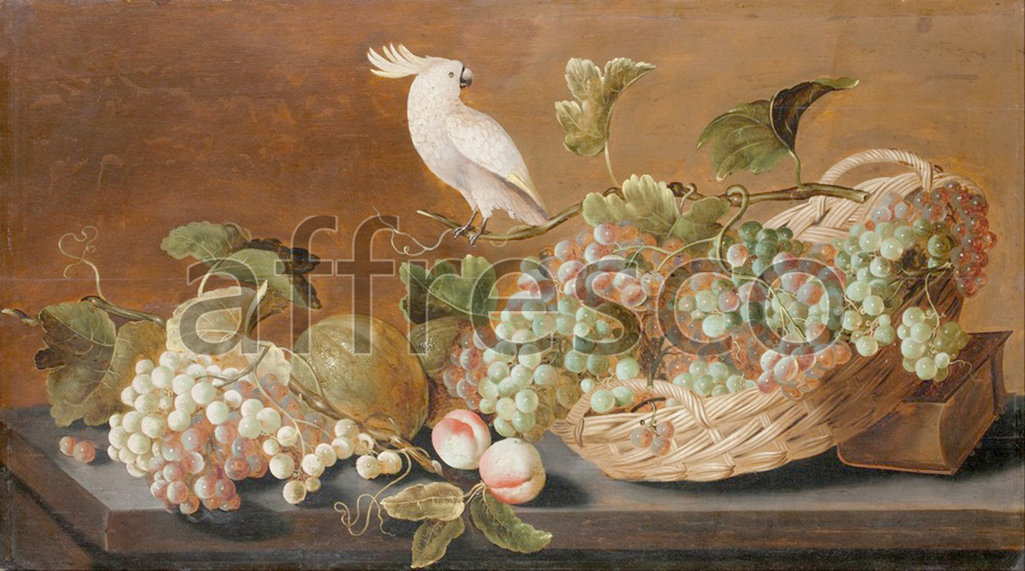 Still life | Roelof Koets attributed to Still life with parrot | Affresco Factory