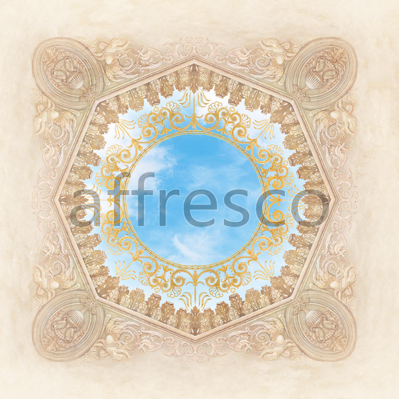 9054 |  Ceilings  | Ornament with sky for the ceiling | Affresco Factory