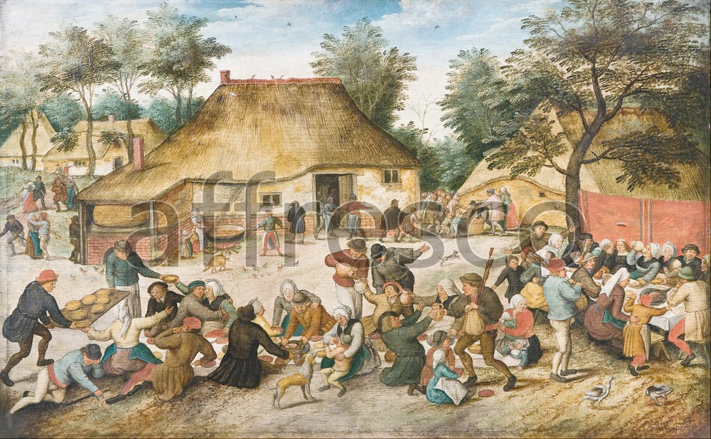 Scenic themes | Pieter Brueghel the Younger The Peasant Wedding | Affresco Factory