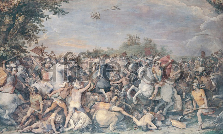 Scenic themes | Cavalier d Arpino and workshop Battle against the inhabitants of Veii and Fidenae | Affresco Factory