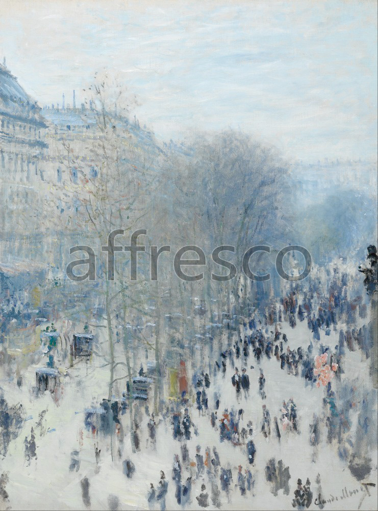 Impressionists & Post-Impressionists | Claude Monet Boulevard des Capucines | Affresco Factory