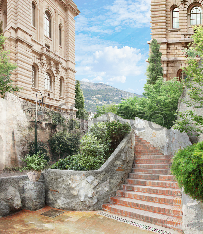 6245 | The best landscapes | Stair to Italy | Affresco Factory