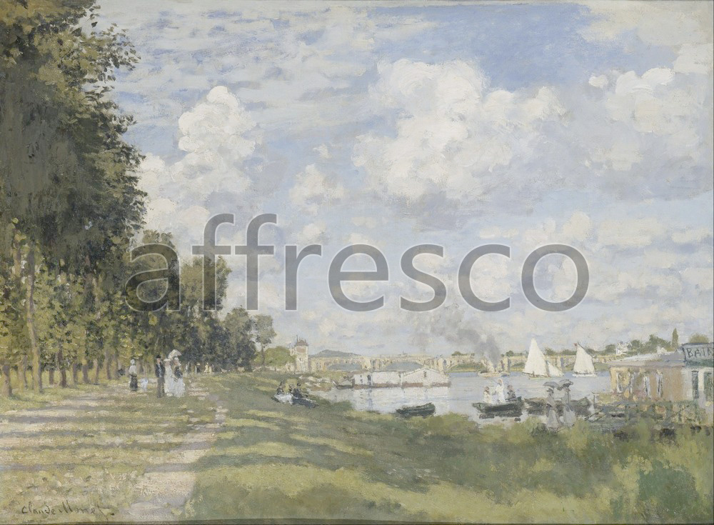 Impressionists & Post-Impressionists | Claude Monet Bassin d Argenteuil | Affresco Factory