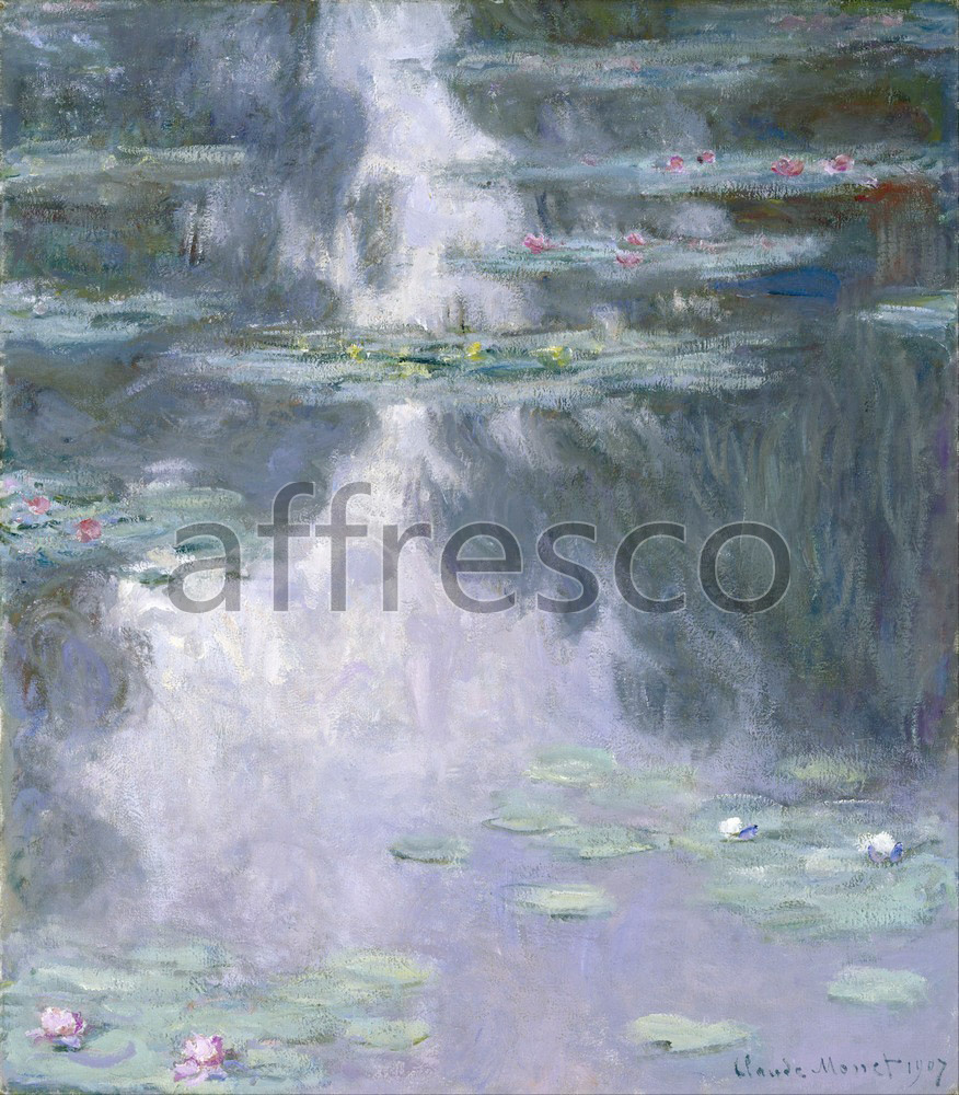 Impressionists & Post-Impressionists | Monet Claude Water Lilies Nympheas | Affresco Factory