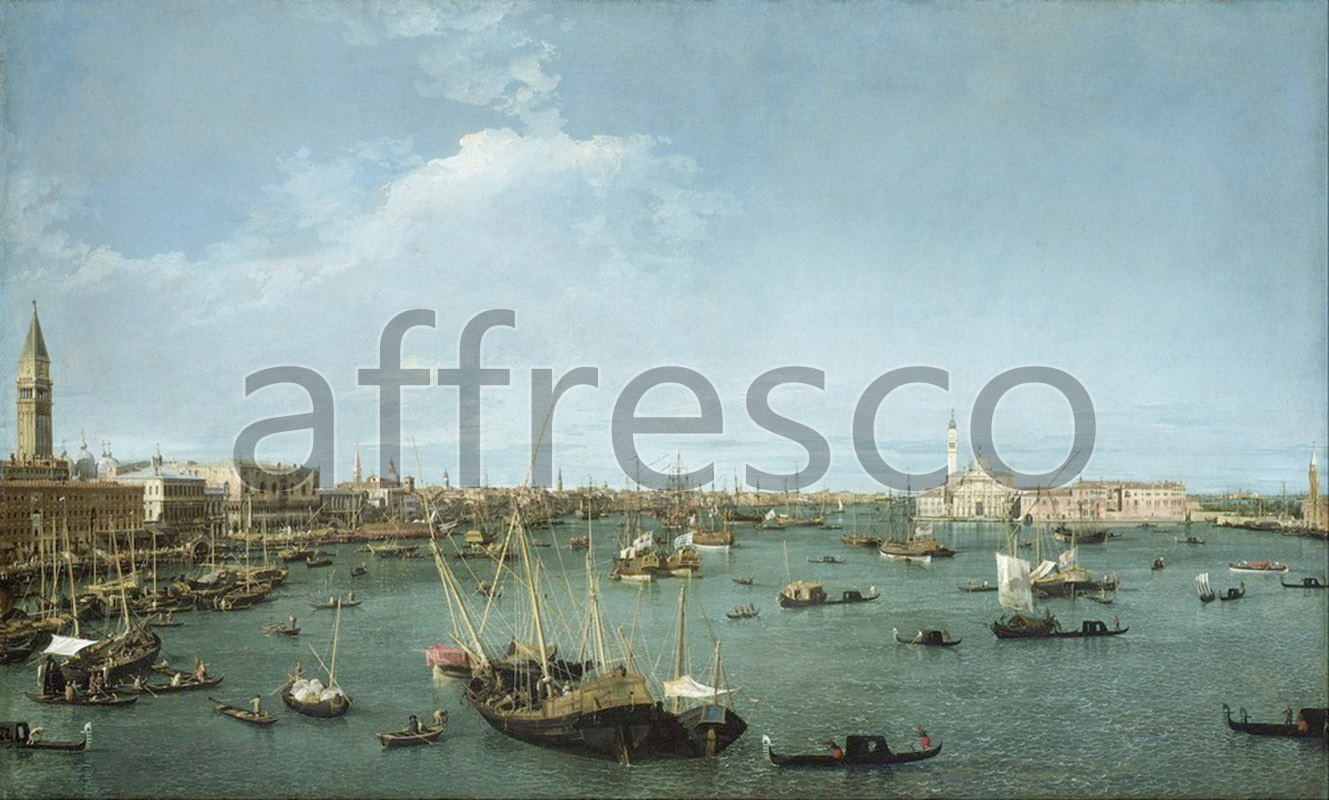 Classic landscapes | Canaletto Giovanni Antonio Canal  Bacino di San Marco Venice | Affresco Factory