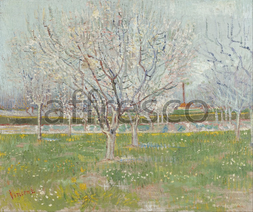 Impressionists & Post-Impressionists | Vincent van Gogh Orchard in Blossom Plum Trees | Affresco Factory