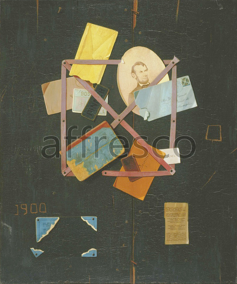 Still life | John Frederick Peto Old Time Card Rack | Affresco Factory