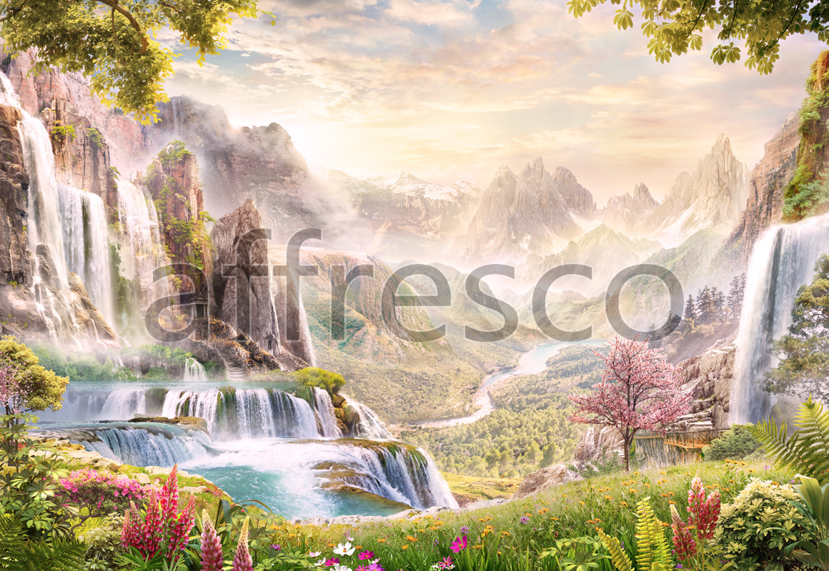 6470 | The best landscapes | Fairy waterfalls | Affresco Factory