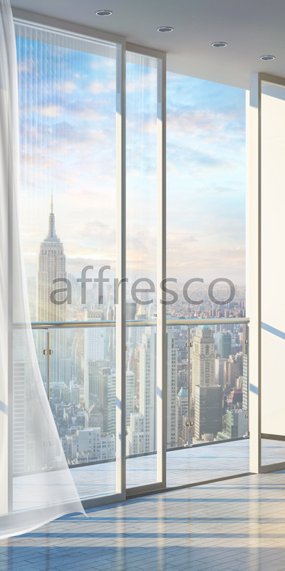 6932 | The best landscapes | Tower view from a balcony | Affresco Factory