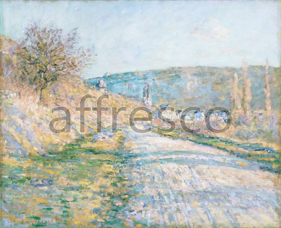 Impressionists & Post-Impressionists | Claude Monet The Road to Vetheuil | Affresco Factory