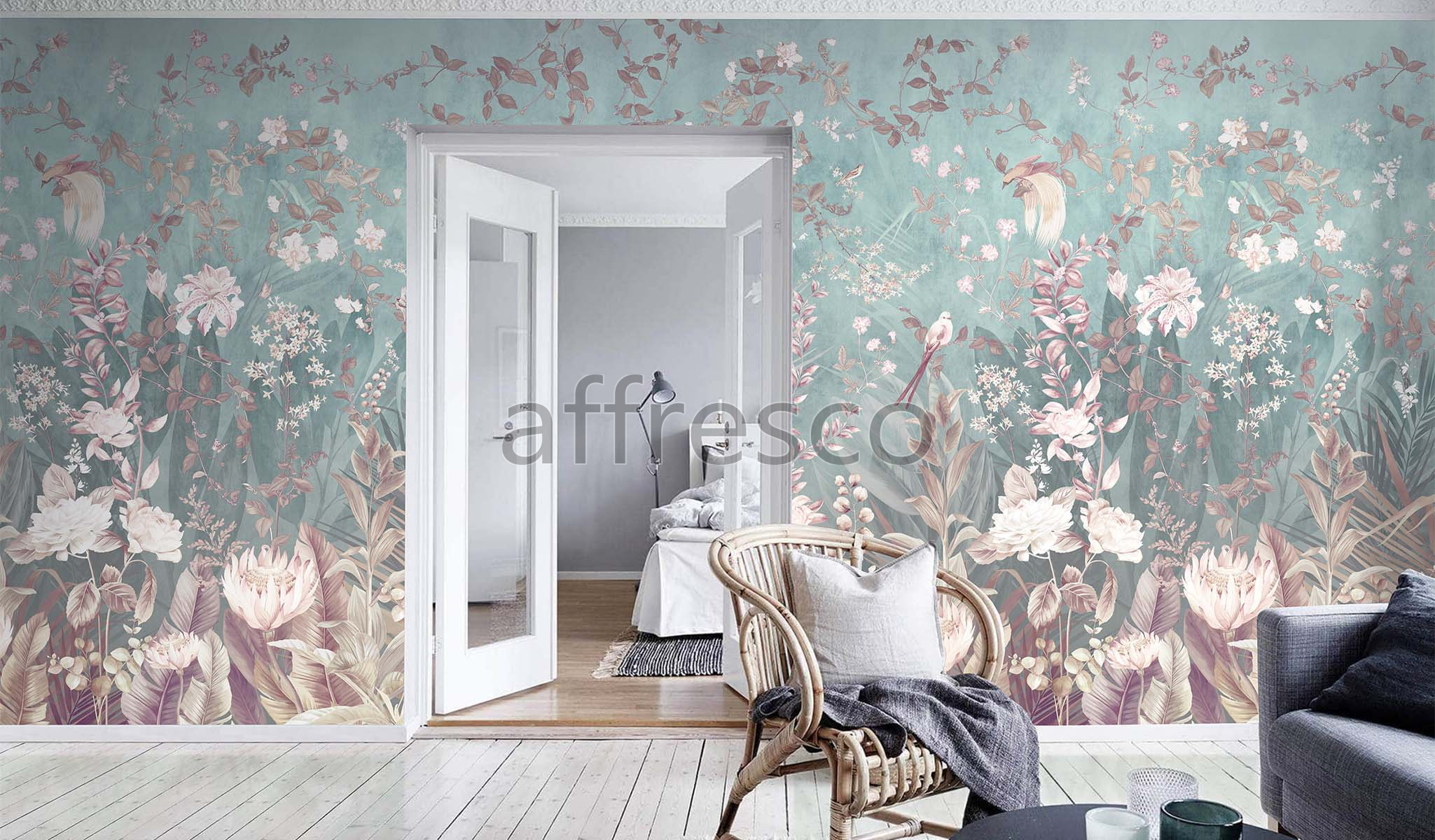 Handmade wallpaper, Dream Garden