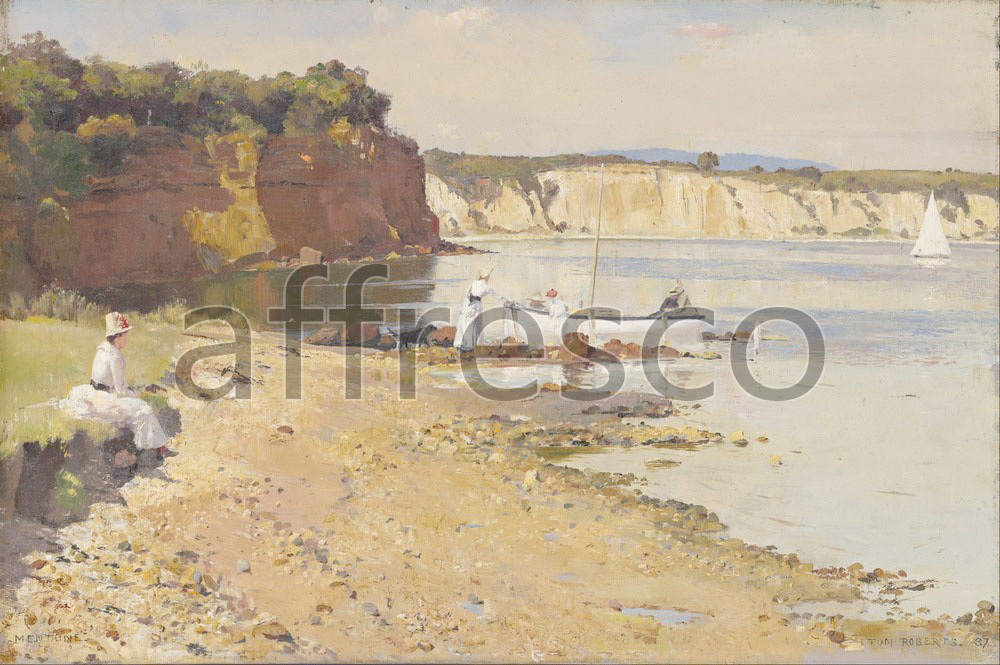 Impressionists & Post-Impressionists | Tom Roberts Slumbering sea Mentone | Affresco Factory