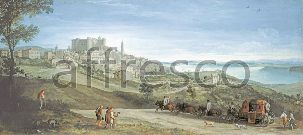 Classic landscapes | Paul Bril View of Bracciano | Affresco Factory
