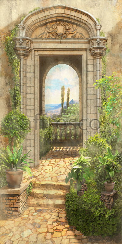 4869 | The best landscapes | Arch in a classic style | Affresco Factory