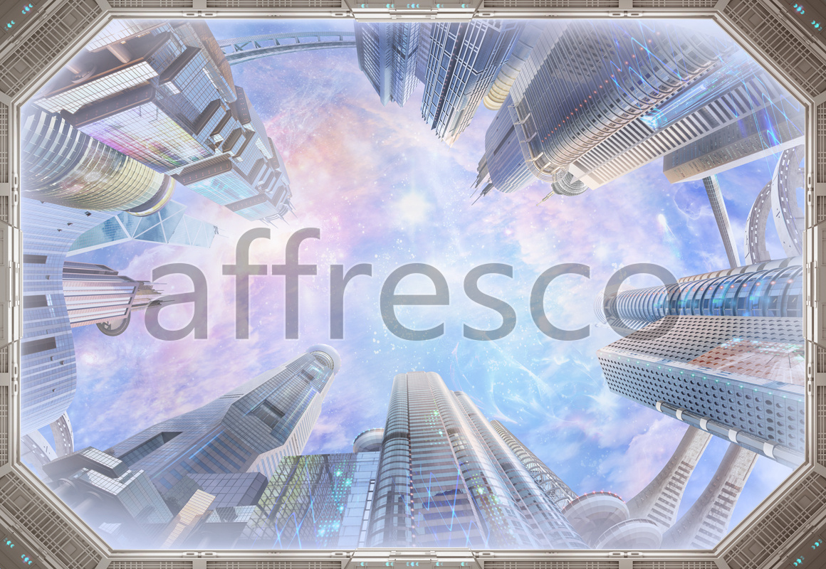 9808 |  Ceilings  | Skyscrappers | Affresco Factory