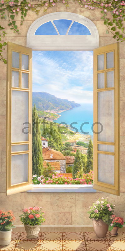6925 | The best landscapes | Bay view from the window | Affresco Factory