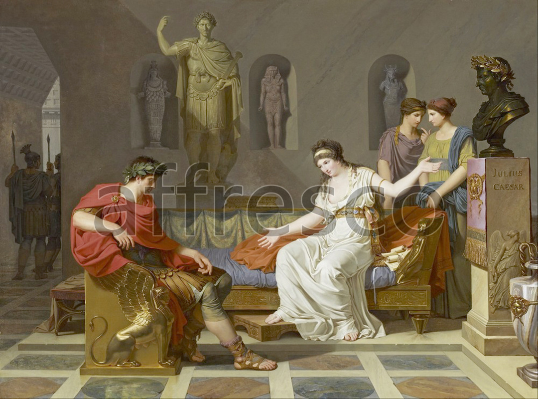 Classical antiquity themes | Louis Gauffier Cleopatra and Octavian | Affresco Factory