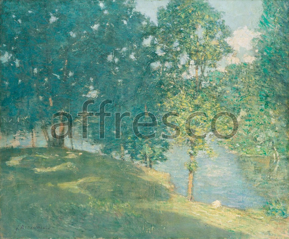 Impressionists & Post-Impressionists | Julian Alden Weir Afternoon by the Pond | Affresco Factory