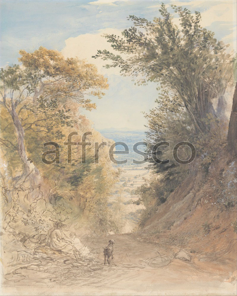 Classic landscapes | Samuel Palmer View from Rooks Hill Kent | Affresco Factory