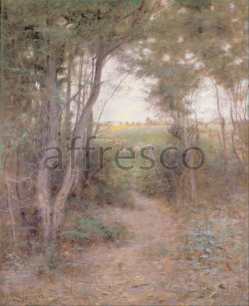 Impressionists & Post-Impressionists | Frederick McCubbin A ti tree glade | Affresco Factory