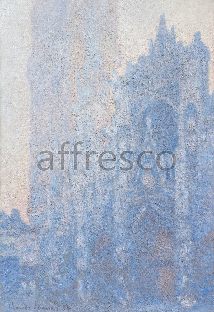 Impressionists & Post-Impressionists | Claude Monet Rouen Cathedral Facade and Tour d Albane Morning Effect | Affresco Factory