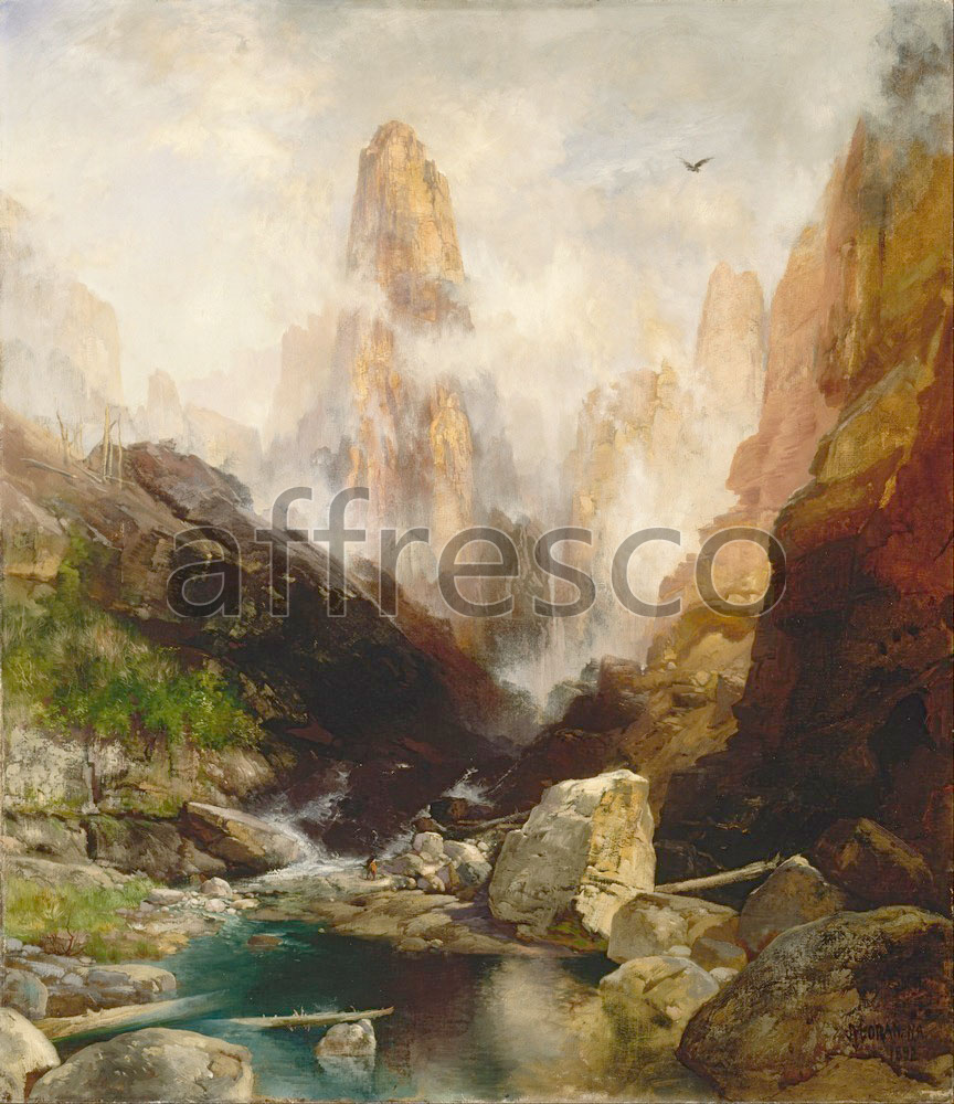 Classic landscapes | Thomas Moran Mist in Kanab Canyon Utah | Affresco Factory