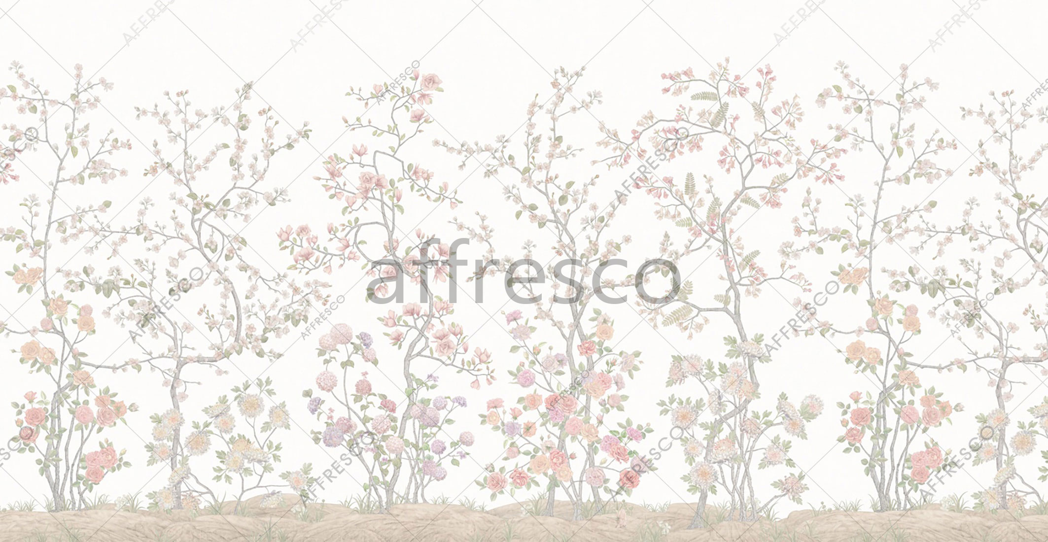 6917 | Gardens | Chinoiserie wallpaper | Affresco Factory