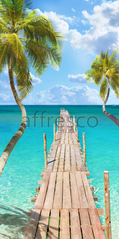 ID13220 | The best landscapes | Bridge to the sea | Affresco Factory