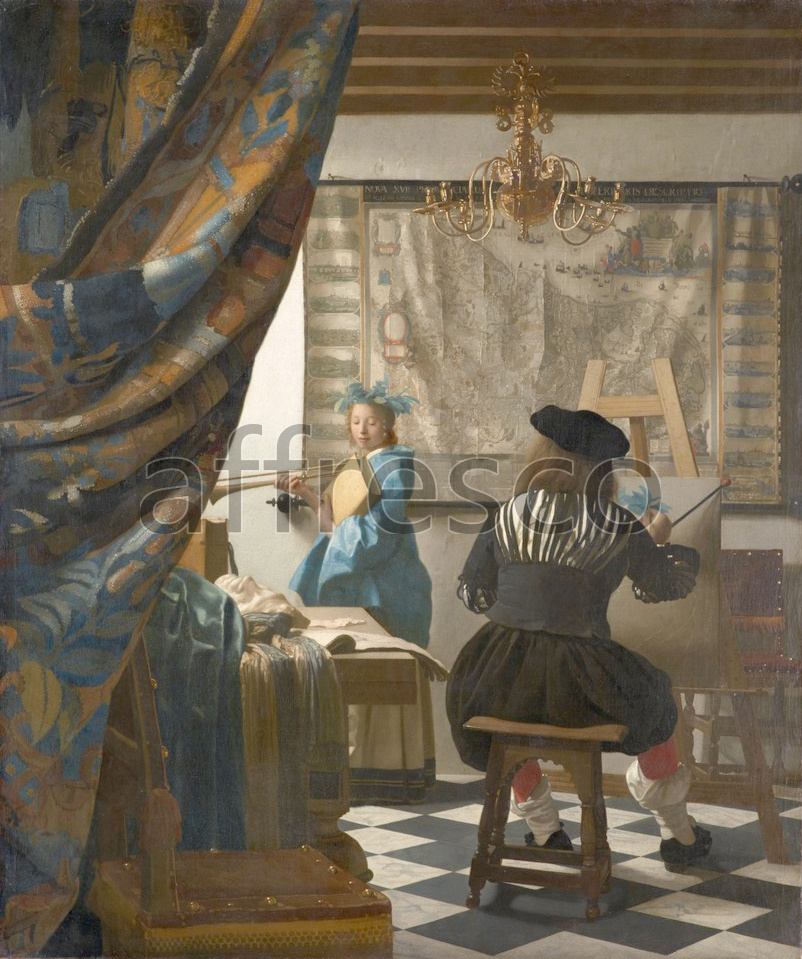 Scenic themes | Jan Vermeer The Art of Painting | Affresco Factory