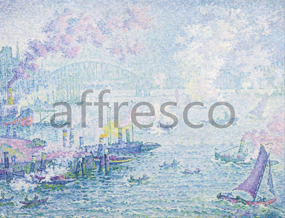 Impressionists & Post-Impressionists | Paul Signac The Port of Rotterdam | Affresco Factory