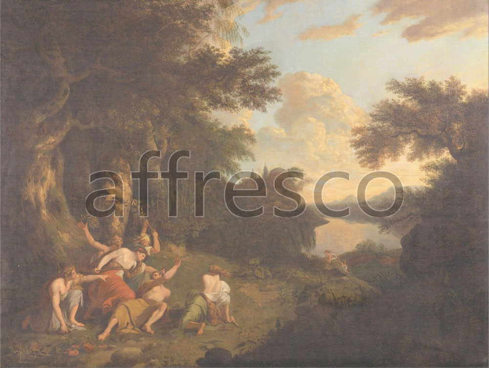 Classic landscapes | Thomas Jones The Death of Orpheus | Affresco Factory