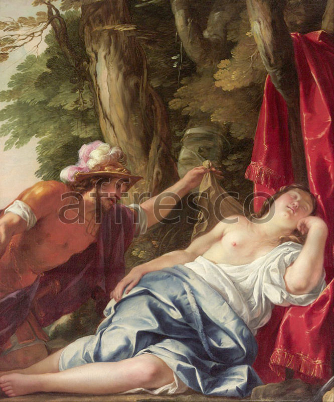 Classical antiquity themes | Jacques Blanchard Mars and the vestal virgin | Affresco Factory