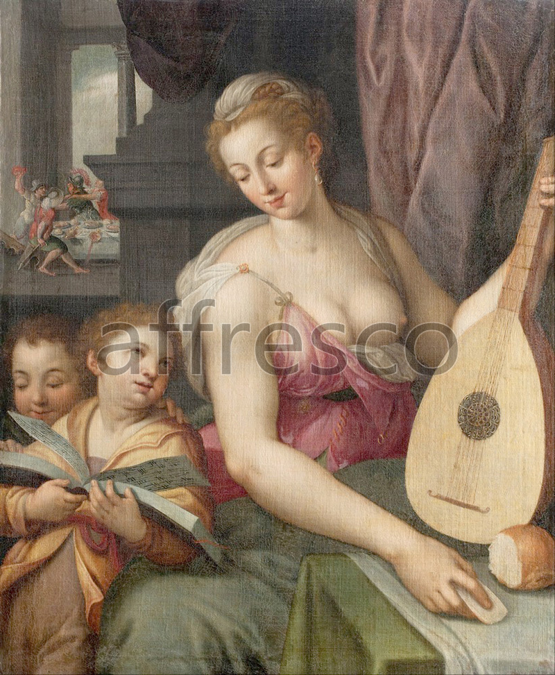 Classical antiquity themes | Frans Floris de Vriendt Allegory of Music | Affresco Factory