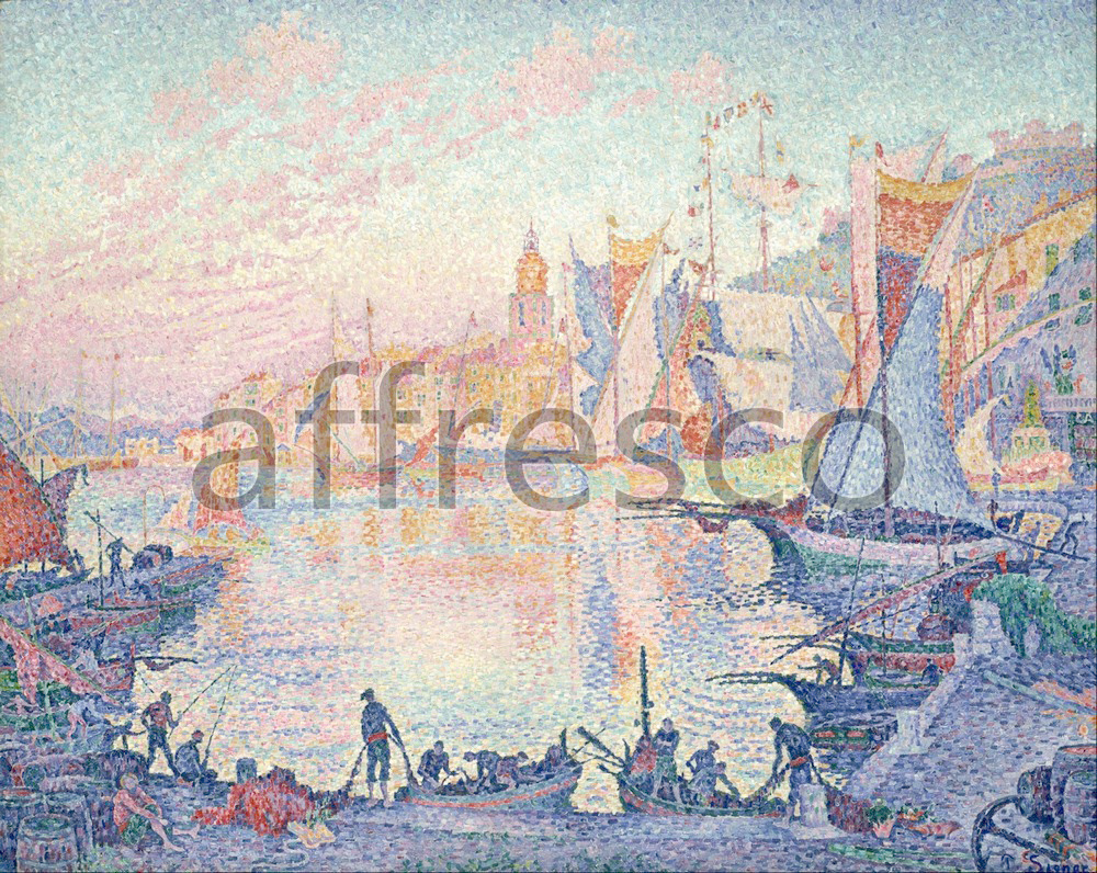 Impressionists & Post-Impressionists | Paul Signac The Port of Saint Tropez | Affresco Factory