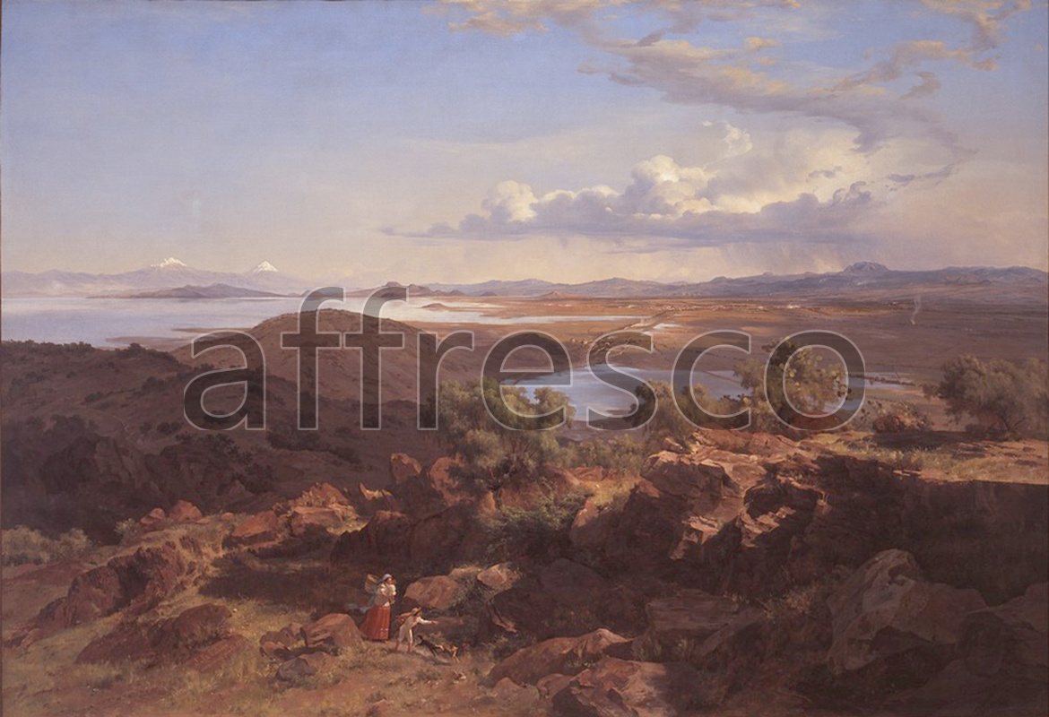 Classic landscapes | Jose Maria Velasco The Valley of Mexico from the Santa Isabel Mountain Range | Affresco Factory