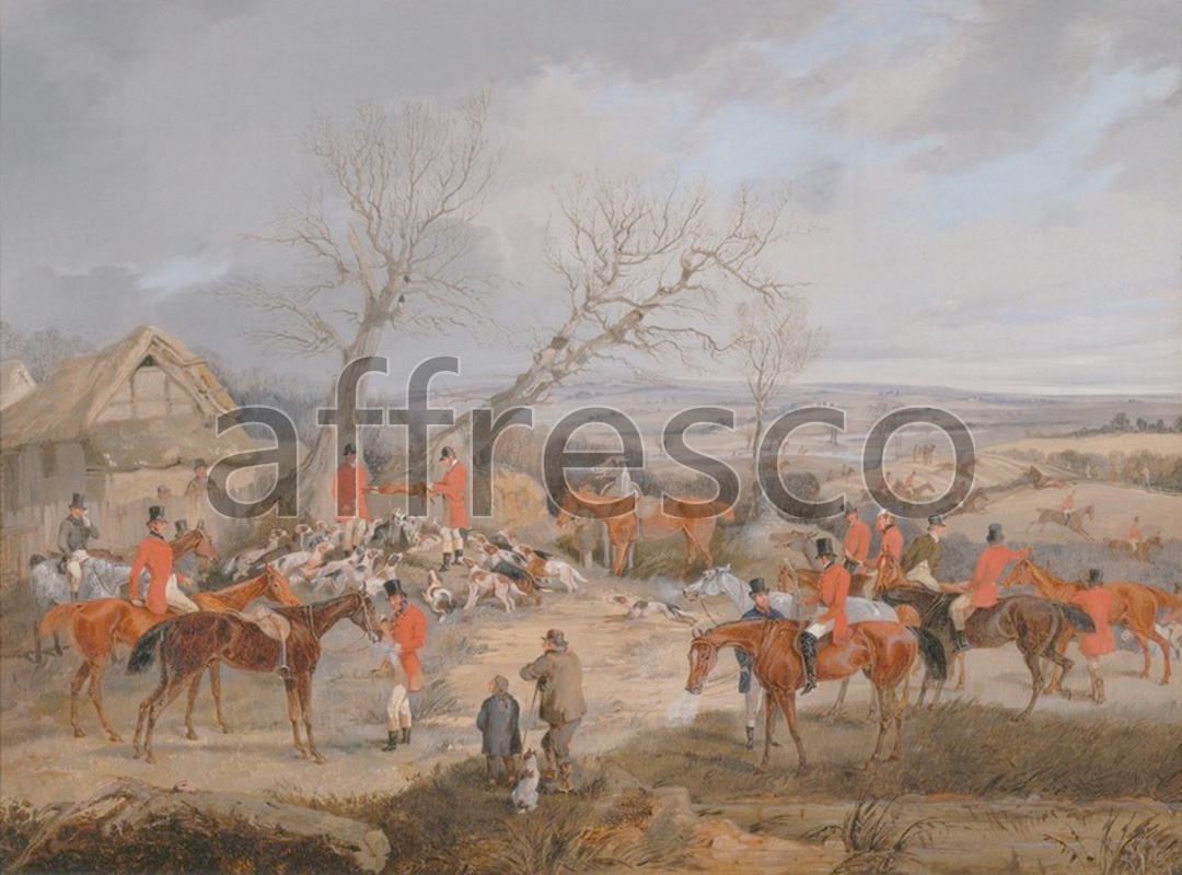 Hunting themes | Henry Thomas Alken Hunting Scene The Kill | Affresco Factory