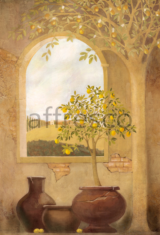 4036 | Picturesque scenery | Lemon in a country house | Affresco Factory