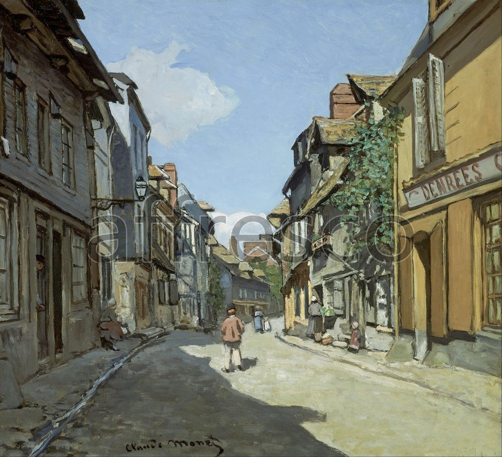 Impressionists & Post-Impressionists | Claude Monet Rue de la Bavole Honfleur | Affresco Factory